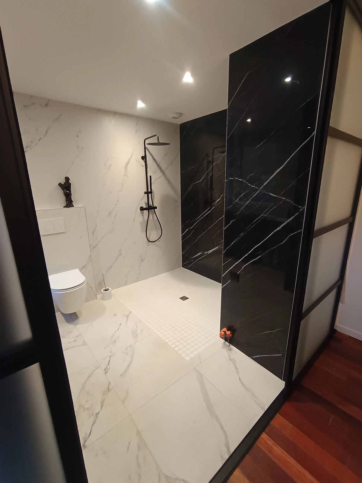 Rénovation salle de bain en marbre